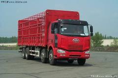 解放 J6重卡 260馬力 8X4 倉柵載貨車(CA5310CLXYP63K2L6T4A2E)